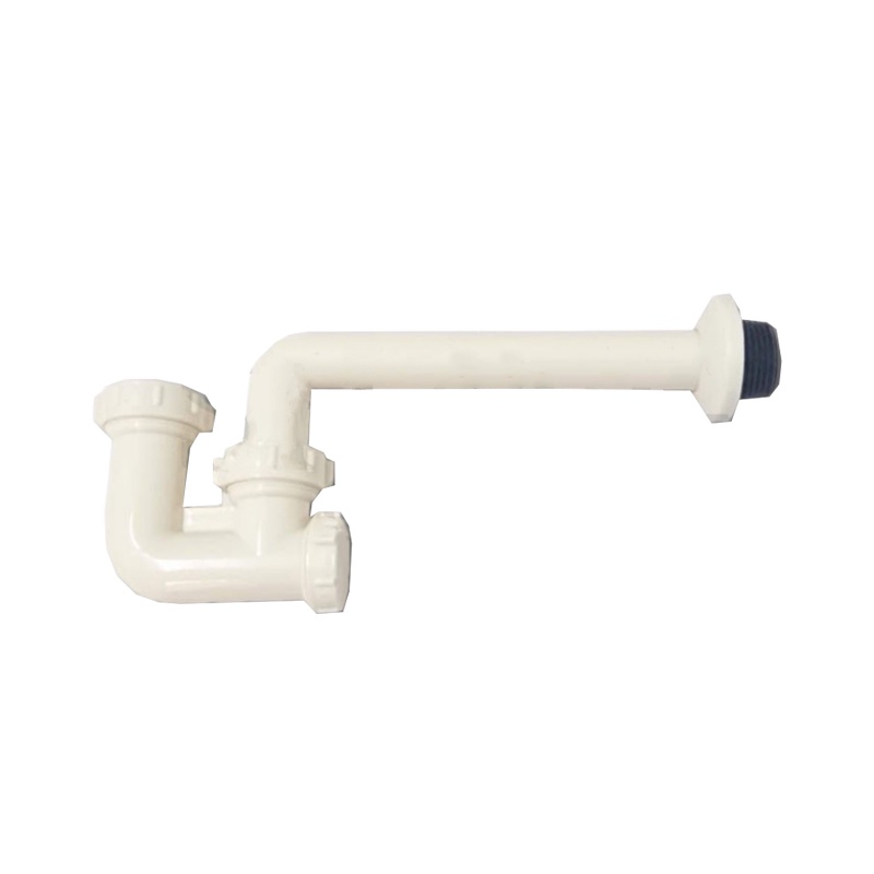 附發票 台灣製造 半P管 易安裝 好拆洗 不卡垢(ABS) P型落水管 P管 排水管 面盆落水管 臉盆落水管 壁面排水-細節圖2