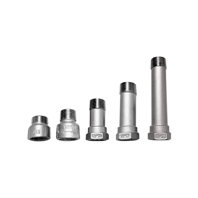 台灣製造 內外牙接頭 1/2＂ 不鏽鋼內外牙接頭 白鐵內外牙接頭 不銹鋼牙管件 304精密鑄造 ST內外牙接頭 4分-細節圖2