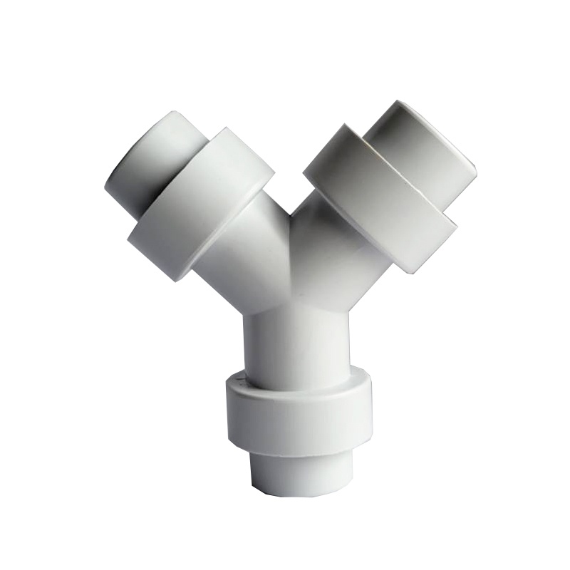 台灣製造 提籠落水頭三通 提籠Y型三通 提籠 排水管三通 流理臺 洗手台 洗衣機 排水管插管三通 提籠三通 三通 Y型-細節圖2