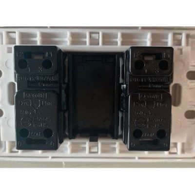 通過BSMI認證:R51049 中一電工 月光系列 JY-M5255-LI 彩色基本款 二開關 大面板開關插座 5255-細節圖4