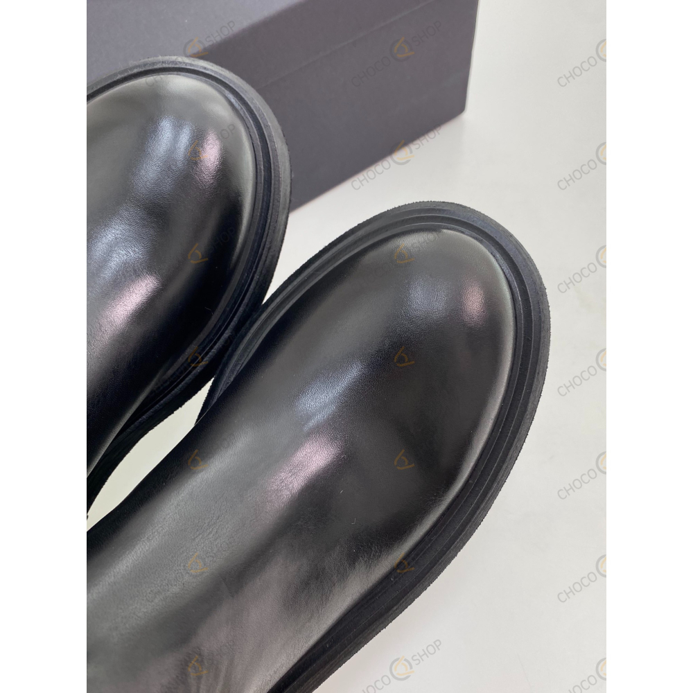 意大利小牛皮 厚底 設計 中筒靴  特價 230900211-細節圖8