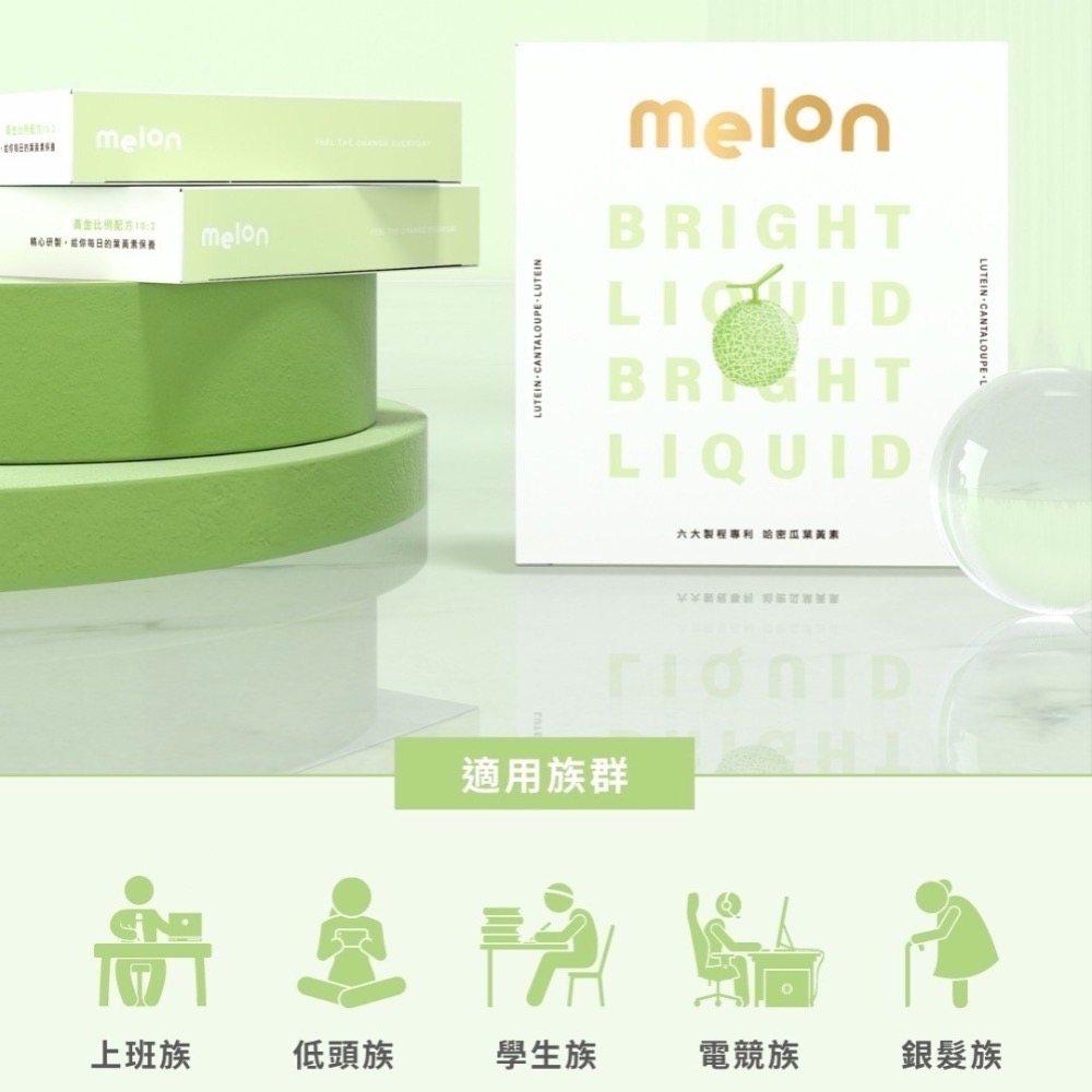 新品🍈 Melon 專利游離型葉黃素飲🍈黃金比例10:2-細節圖2