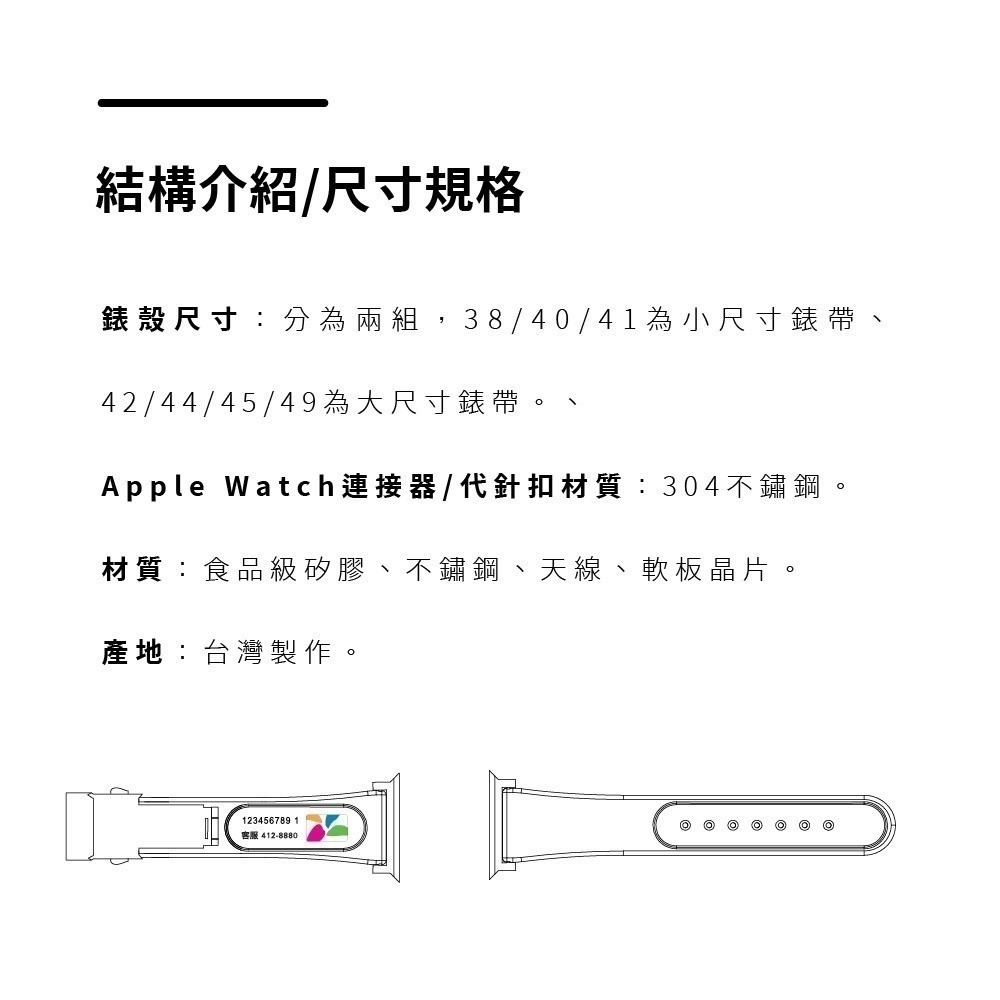 2.0 升級版｜全新Apple Watch專屬晶片｜✅悠遊卡官方授權｜minio 防水矽膠悠遊卡錶帶 喵之隅-細節圖7