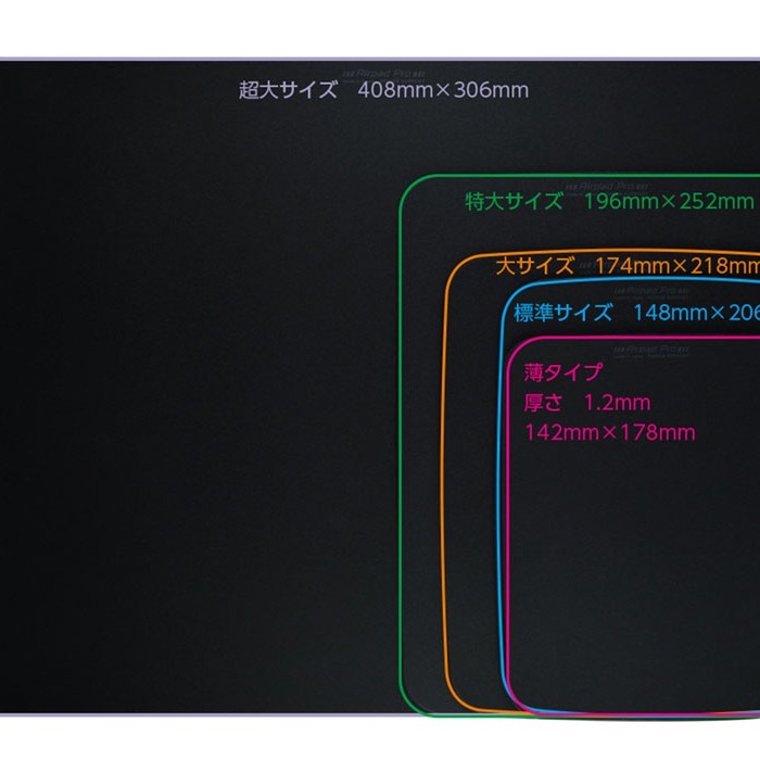 日本POWER SUPPORT Airpad Pro III 薄型滑鼠墊 142×178mm 雷射光學滾球式滑鼠 喵之隅-細節圖2