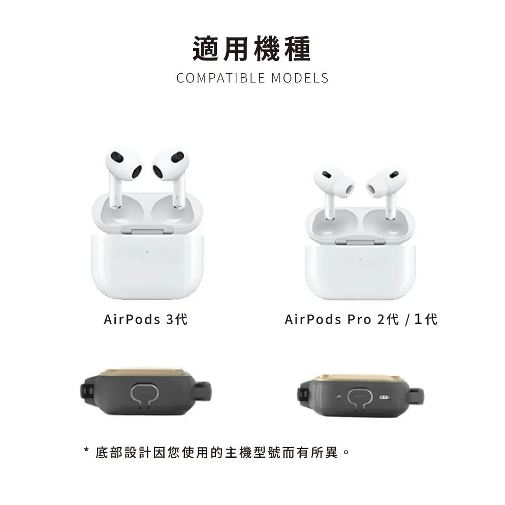 日本 ROOT CO. AirPods Pro 1/2、AirPods 3 軍規防摔保護殼 喵之隅-細節圖8