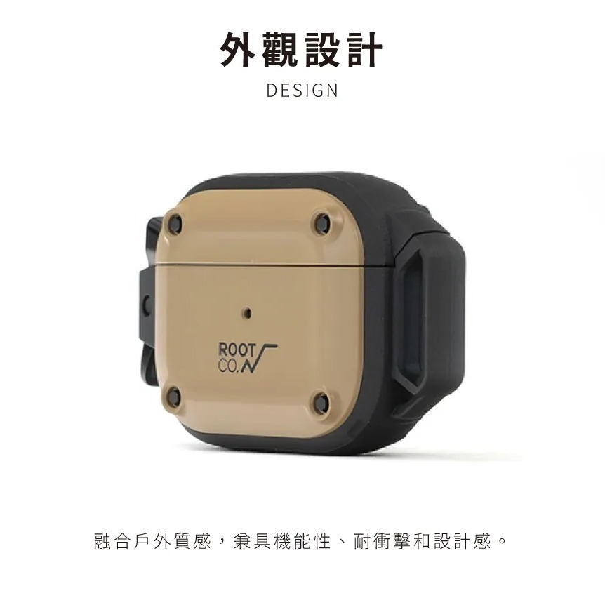 日本 ROOT CO. AirPods Pro 1/2、AirPods 3 軍規防摔保護殼 喵之隅-細節圖9