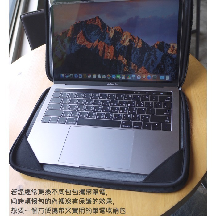 Manzana MacBook Pro 13/14/16 吋 M1/M2 隨開即用型電腦包 全開型筆電保護套 喵之隅-細節圖7