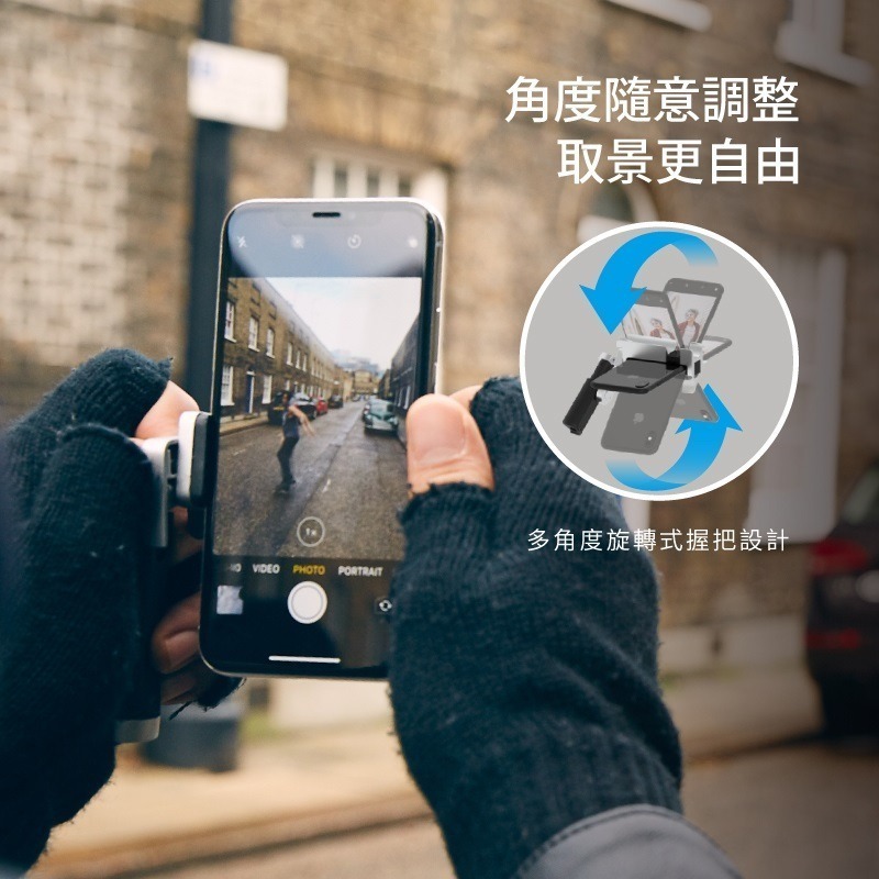 2代｜ Just Mobile ShutterGrip 2 掌握街拍 翻轉藍牙握把 喵之隅-細節圖8