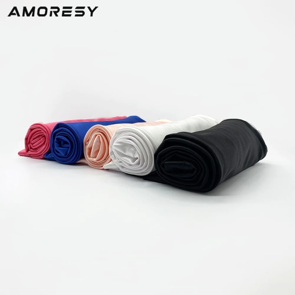 袖套｜AMORESY｜高光澤油亮素色四季防晒高彈冰袖 ice sleeve 臂套 喵之隅-細節圖2