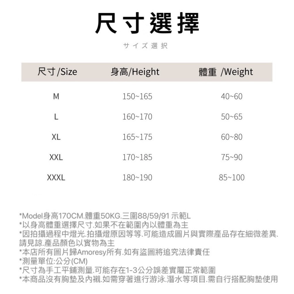 泳裝｜AMORESY｜色塊拼接後挖背連身泳衣 Aphrodite 系列 喵之隅 048-細節圖8