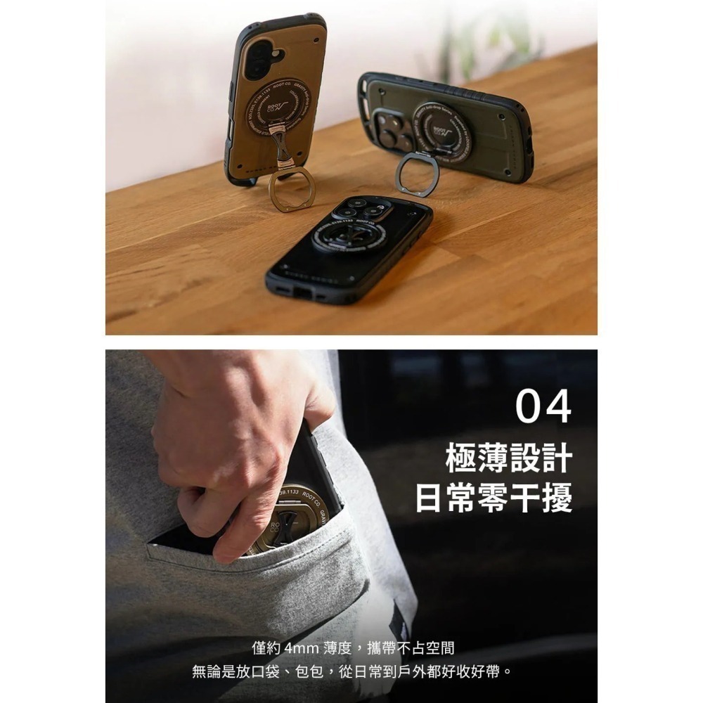 日本 ROOT CO. MagSafe 360 度旋轉磁吸摺疊支架 喵之隅-細節圖8