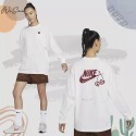 WS🙂 女款 刺繡 NIKE NSW TEE NIKE長袖 長T 薄長T NIKE上衣 FD9933 粉色 白色 長袖-規格圖8