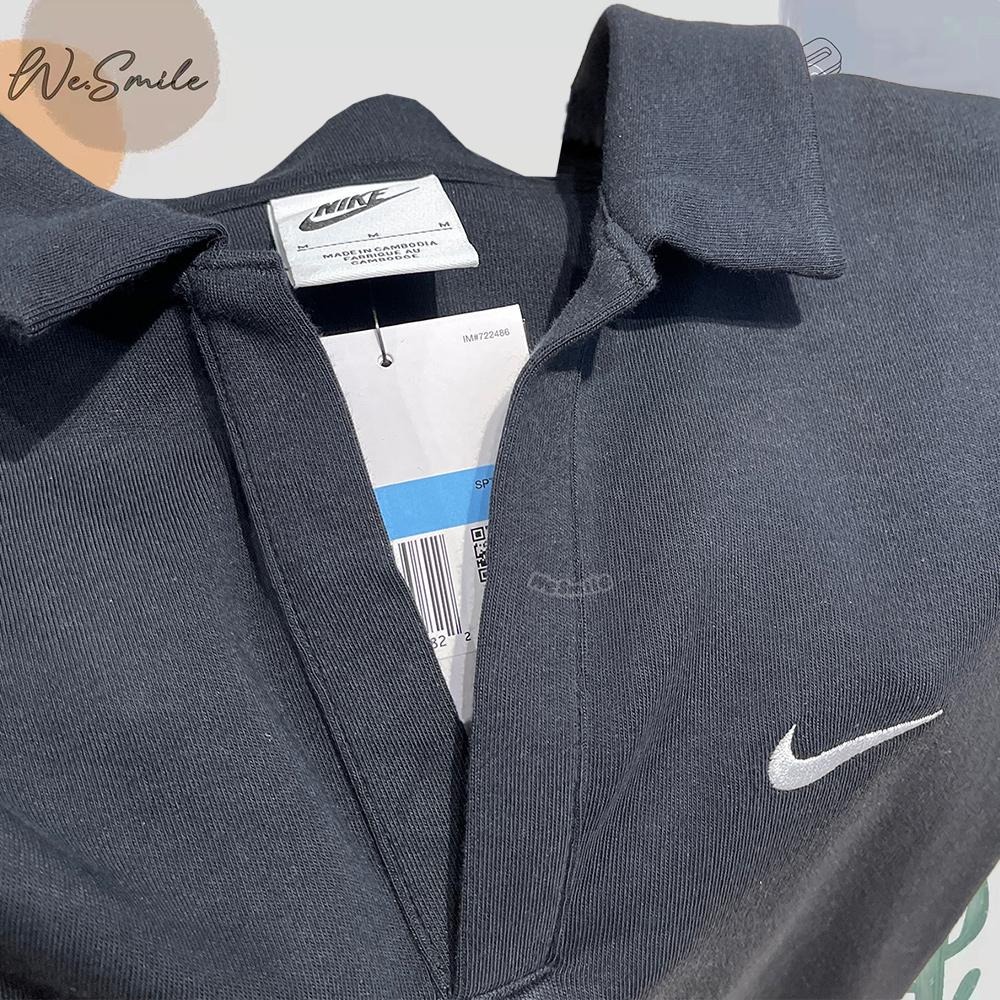 WS🙂刺繡 NIKE NSW POLO TOP 短版 短袖 短T NIKE短T NIKE短袖 上衣 DV7885 小勾-細節圖5