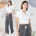 WS🙂刺繡 NIKE NSW POLO TOP 短版 短袖 短T NIKE短T NIKE短袖 上衣 DV7885 小勾-規格圖9
