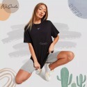 WS🙂 女款 刺繡 NIKE OVERSIZED TEE 落肩T 男友T DX7911 NIKE短T 短袖 短T 上衣-規格圖9