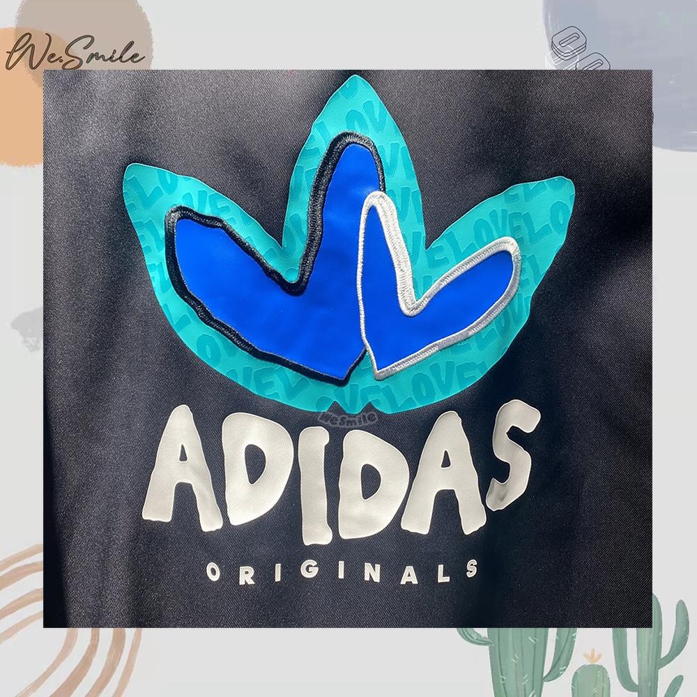 WS 男女款 刺繡 ADIDAS JKT 三葉草 夾克 外套 棒球外套 愛迪達 風行外套 IK8663 情侶外套 情侶衣-細節圖4