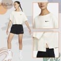 WS🙂 女款 NIKE TEE 皺摺T 開岔 短T 短袖 NIKE短T NIKE短袖 短版 DV7871 上衣-規格圖9
