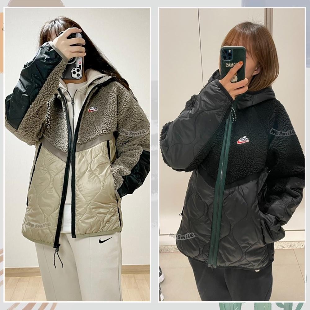 WS🙂 男女款 毛絨 NIKE NSW JKT 外套 連帽外套 NIKE外套 絨毛外套 羊羔絨外套 CU4447 保暖-細節圖2