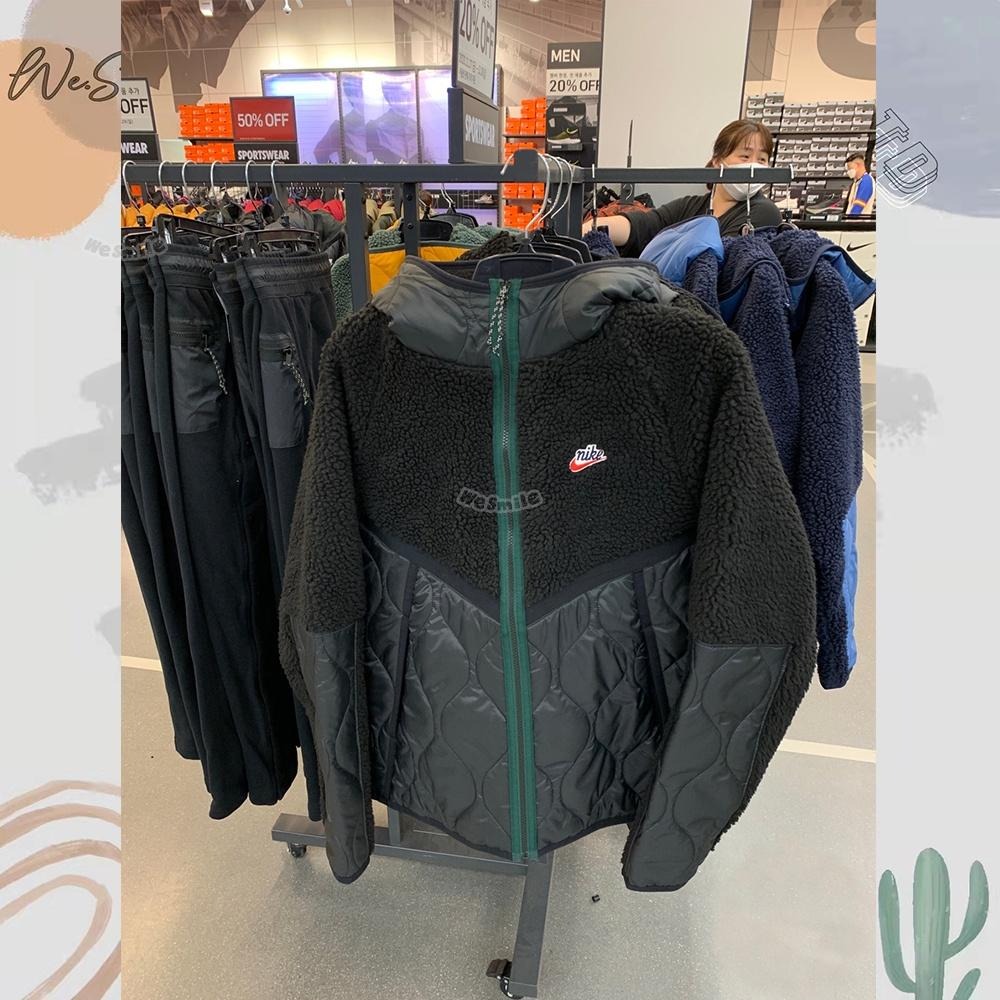WS🙂 男女款 毛絨 NIKE NSW JKT 外套 連帽外套 NIKE外套 絨毛外套 羊羔絨外套 CU4447 保暖-細節圖5