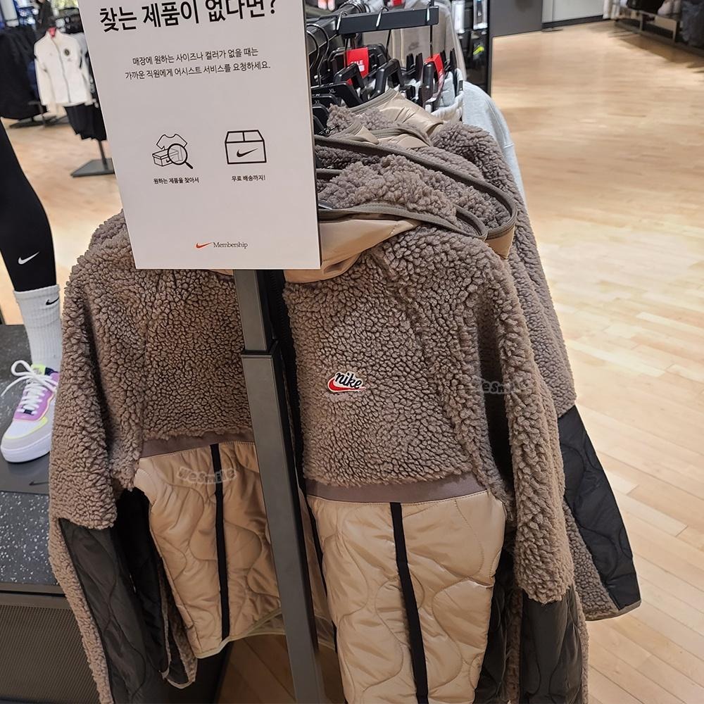 WS🙂 男女款 毛絨 NIKE NSW JKT 外套 連帽外套 NIKE外套 絨毛外套 羊羔絨外套 CU4447 保暖-細節圖6