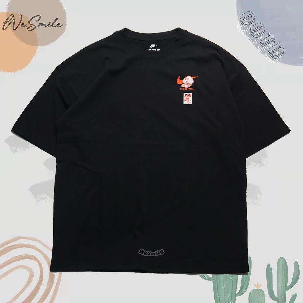 WS 男女款 NIKE TEE NIKE短T NIKE短袖 短T 短袖 上衣 FB9808 落肩T 寬版T 情侶T 落肩-細節圖2