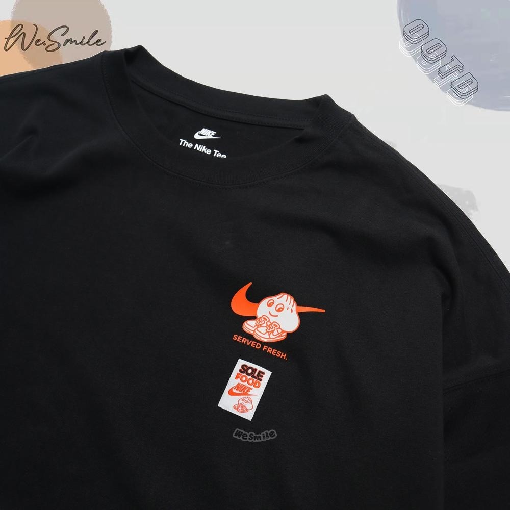 WS 男女款 NIKE TEE NIKE短T NIKE短袖 短T 短袖 上衣 FB9808 落肩T 寬版T 情侶T 落肩-細節圖6