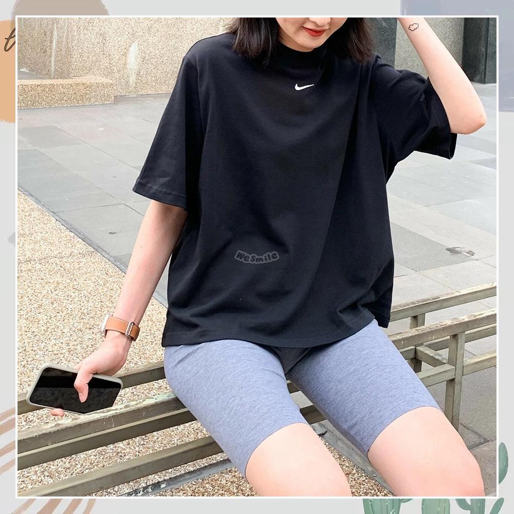 WS🙂女款 刺繡 NIKE 落肩 寬版 短T NIKE短T NIKE短袖 短袖 落肩T 上衣 DD1238 NIKET-細節圖5