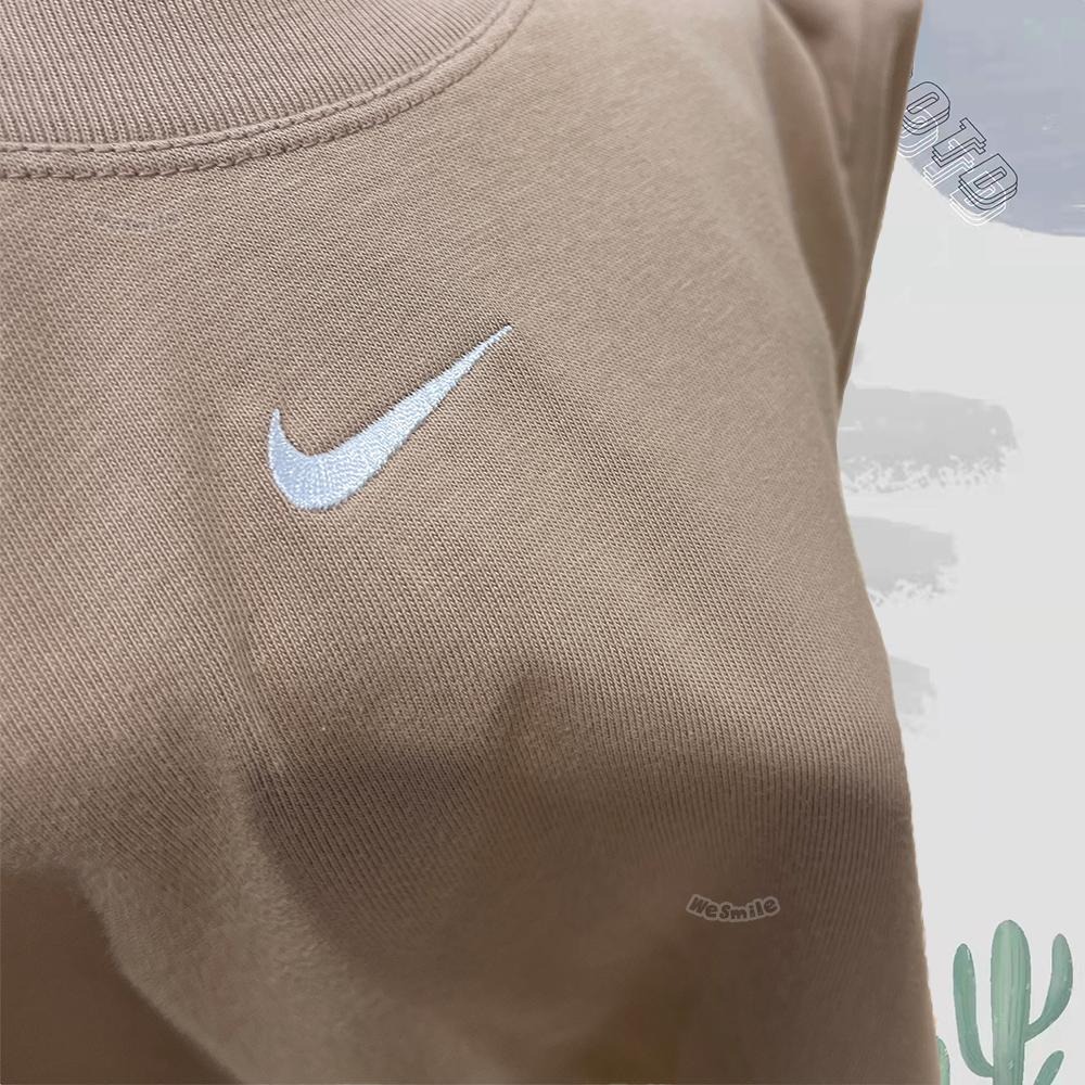 WS🙂女款 刺繡 NIKE 落肩 寬版 短T NIKE短T NIKE短袖 短袖 落肩T 上衣 DD1238 NIKET-細節圖6