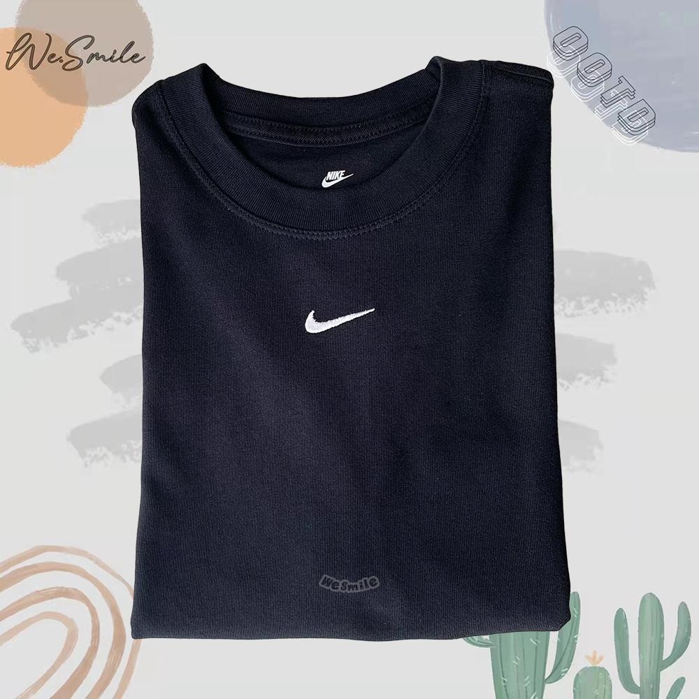 WS🙂女款 刺繡 NIKE 落肩 寬版 短T NIKE短T NIKE短袖 短袖 落肩T 上衣 DD1238 NIKET-細節圖7