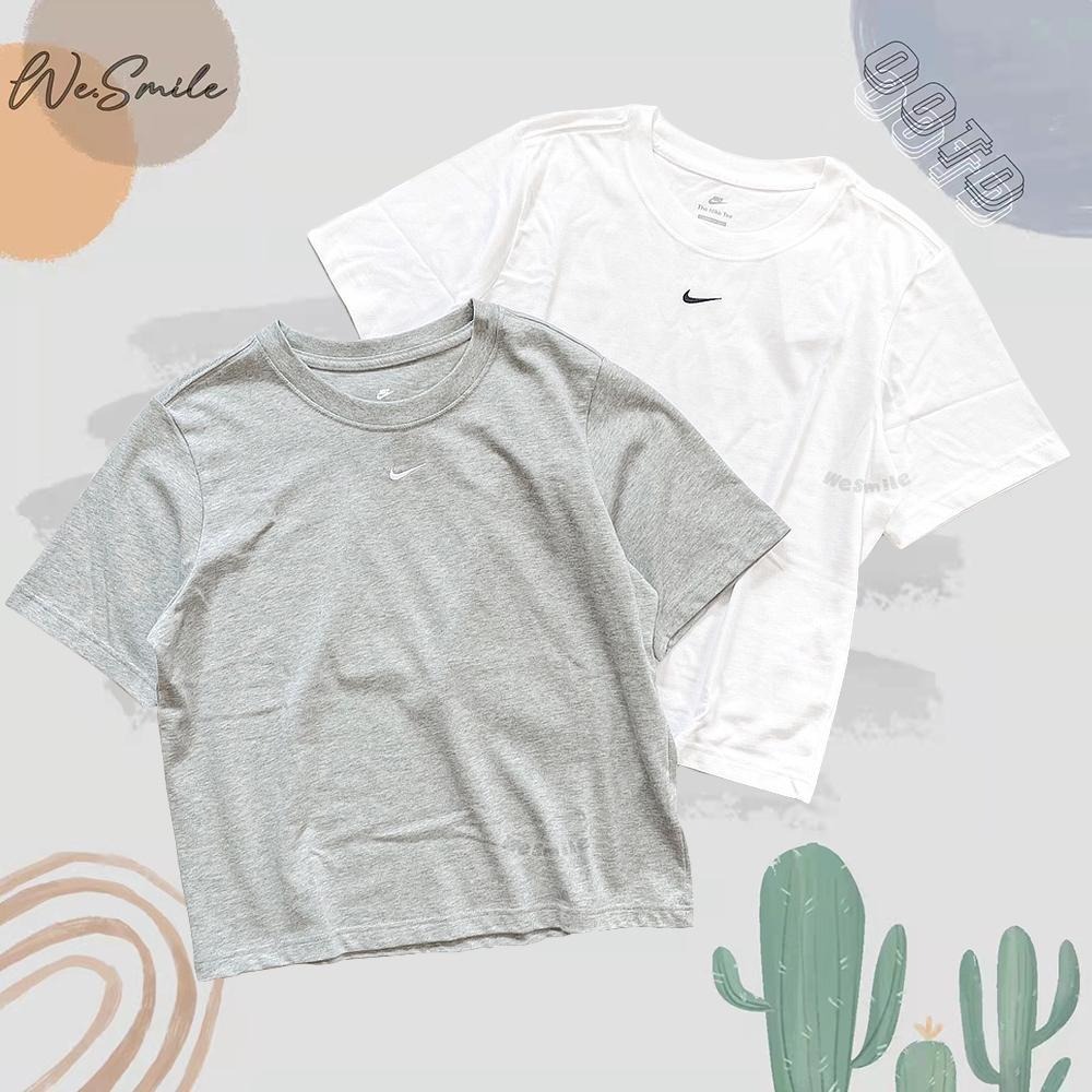 WS🙂女款 刺繡 NIKE 落肩 寬版 短T NIKE短T NIKE短袖 短袖 落肩T 上衣 DD1238 NIKET-細節圖8
