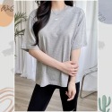 WS🙂女款 刺繡 NIKE 落肩 寬版 短T NIKE短T NIKE短袖 短袖 落肩T 上衣 DD1238 NIKET-規格圖9