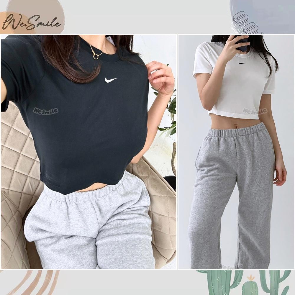 WS🙂女款 短版 NIKE ESSNTL TEE NIKE短T NIKE短袖 短T 短袖 上衣 FB2874 短版上衣-細節圖2