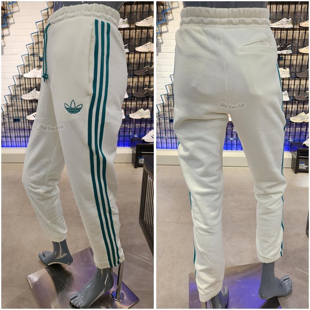 WS  ADIDAS TRF PANT 三線褲 愛迪達 棉褲 縮口褲 三葉草 棉長褲 IC8125 IC8124 健身褲-細節圖2