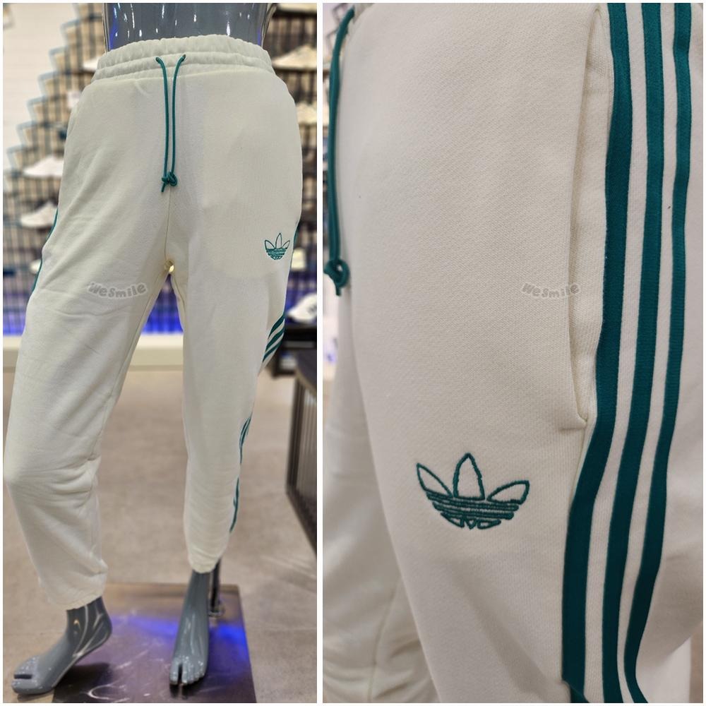 WS  ADIDAS TRF PANT 三線褲 愛迪達 棉褲 縮口褲 三葉草 棉長褲 IC8125 IC8124 健身褲-細節圖4