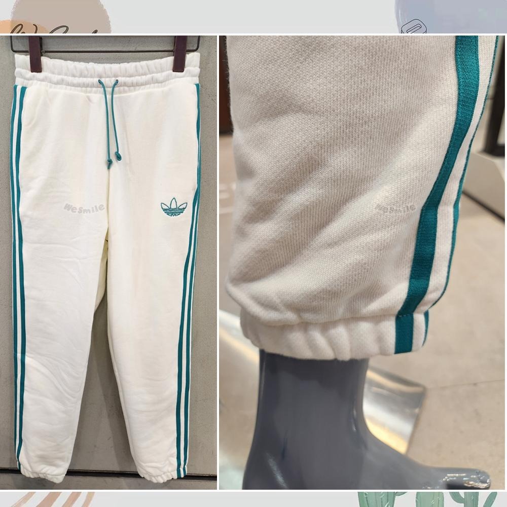 WS  ADIDAS TRF PANT 三線褲 愛迪達 棉褲 縮口褲 三葉草 棉長褲 IC8125 IC8124 健身褲-細節圖6