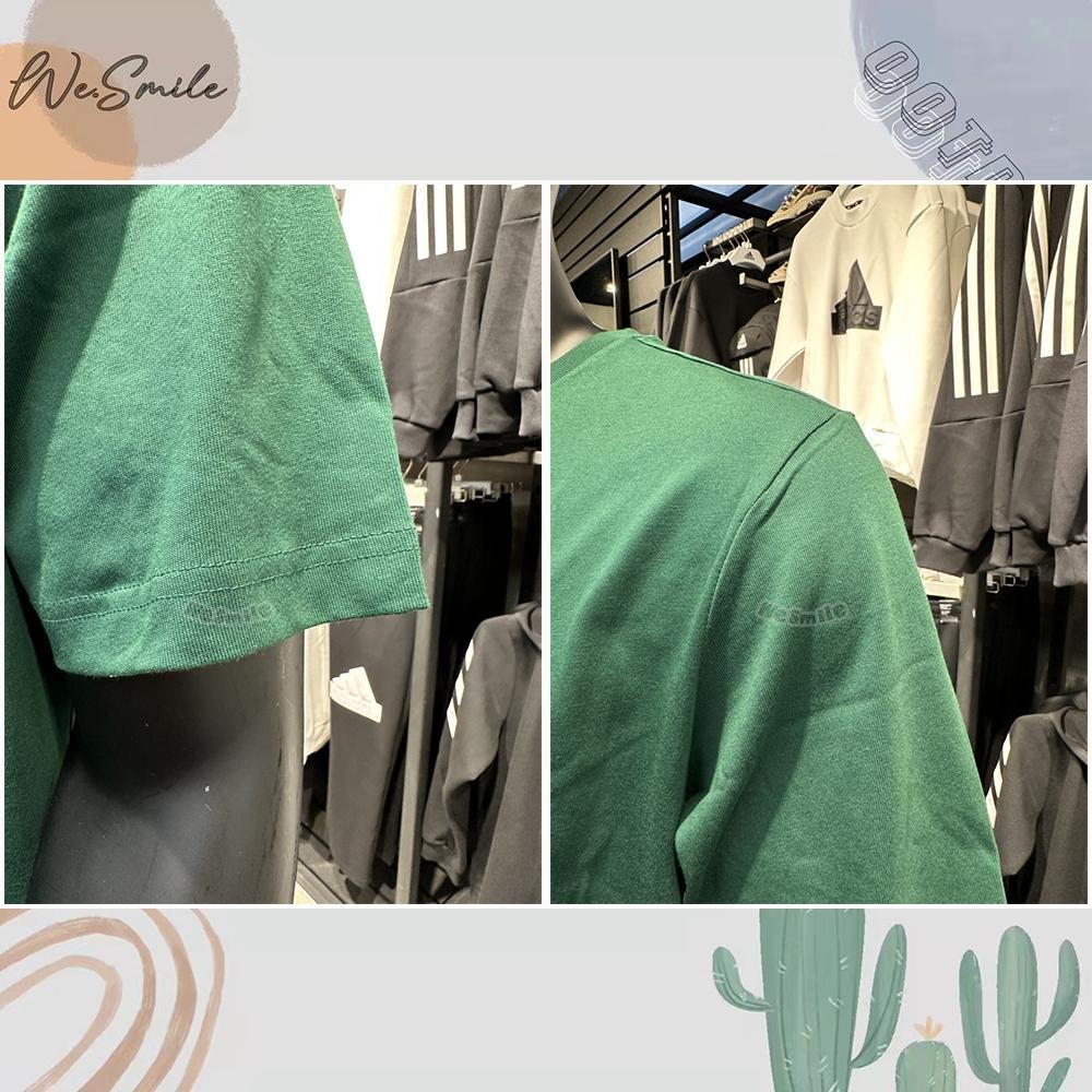 WS 男女款 ADIDAS 山脈T 三葉草 愛迪達 短袖 短T 上衣 情侶T 三葉草短T 愛迪達短T IC2360 情侶-細節圖6