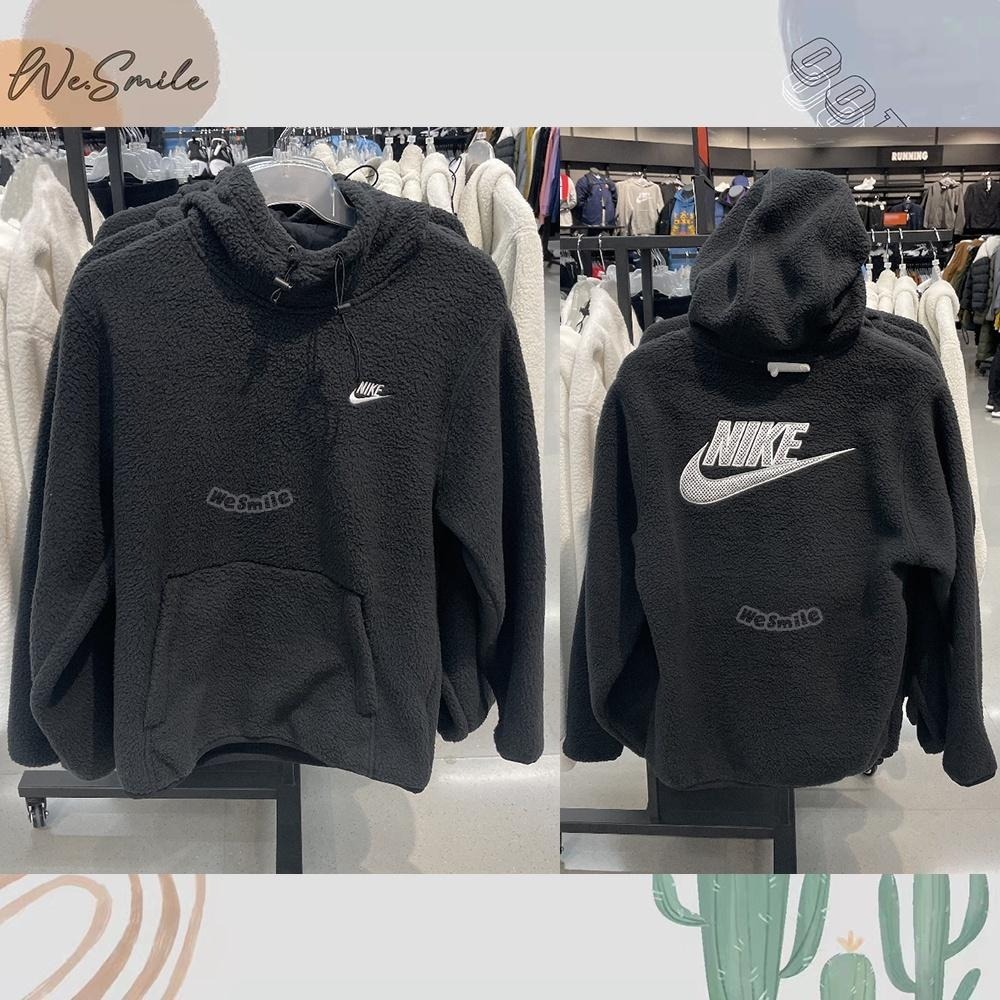 WS🙂超好看 毛絨 NIKE HOODIE NIKE帽T 帽T 羊羔毛 毛絨帽T 絨毛帽T 羊羔毛帽T DD5014-細節圖4