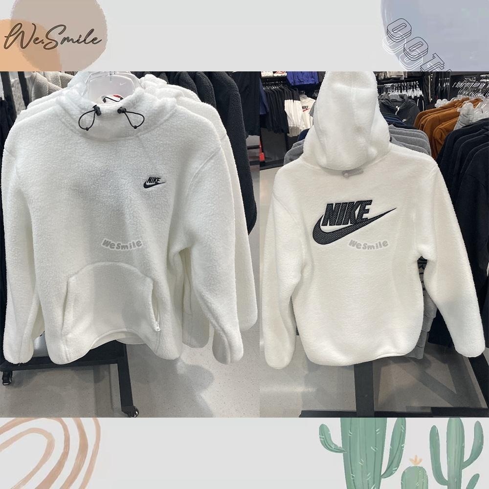 WS🙂超好看 毛絨 NIKE HOODIE NIKE帽T 帽T 羊羔毛 毛絨帽T 絨毛帽T 羊羔毛帽T DD5014-細節圖5