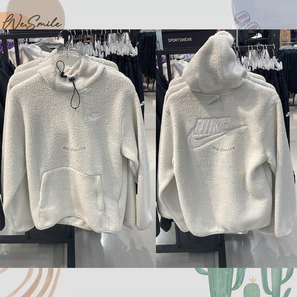 WS🙂超好看 毛絨 NIKE HOODIE NIKE帽T 帽T 羊羔毛 毛絨帽T 絨毛帽T 羊羔毛帽T DD5014-細節圖6