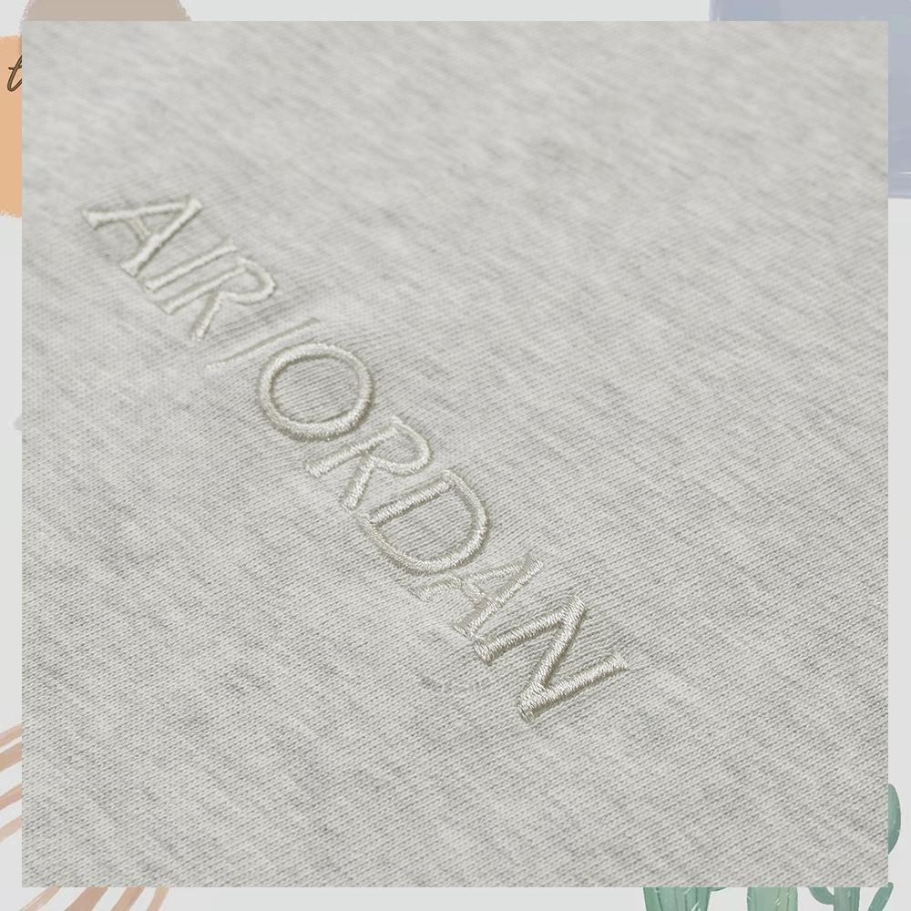 WS🙂男款 刺繡 JORDAN Tee 短t 短袖 喬丹 棉t JORDAN短T 喬丹短T 飛人 FJ1970 上衣-細節圖6