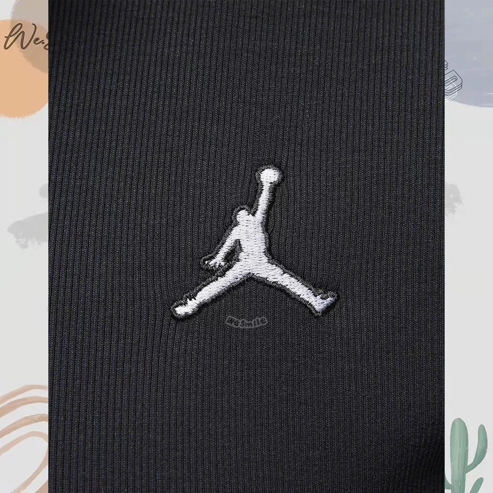 WS🙂女款 刺繡 JORDAN POLO 喬丹 短版 POLO衫 短袖 短T JORDAN短袖 DZ3333 喬丹短T-細節圖6