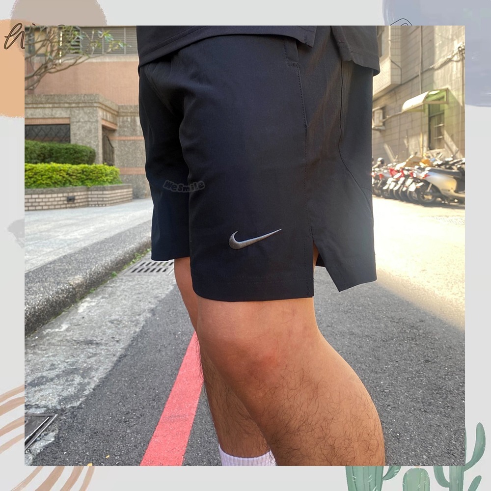WS🙂男款 NIKE 速乾 短褲 NIKE短褲 海灘褲 膝上褲 慢跑褲 健身褲 AT3720 健身褲 NIKE膝上褲-細節圖4
