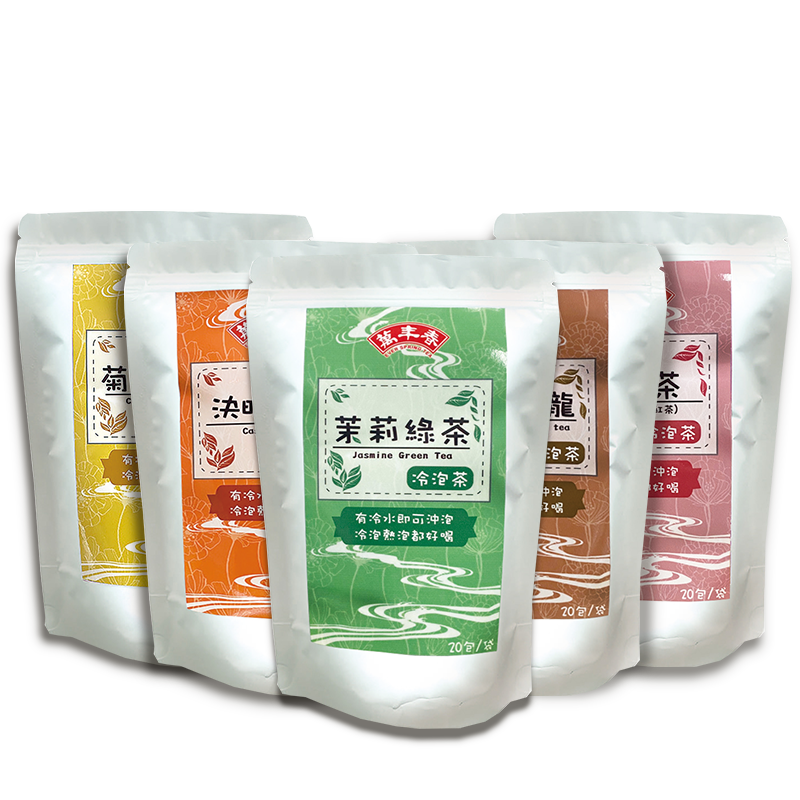 【萬年春】冷泡茶2g*20入/袋 紅茶 烏龍茶 綠茶 決明子 菊花普洱茶 冷泡茶 茶包-細節圖2