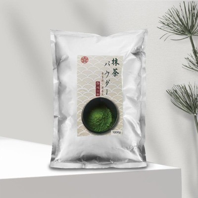 【萬年春】靜岡抹茶粉1kg/袋 日本 日本靜岡 抹茶粉 抹茶 烘焙 營業用 烘焙材料