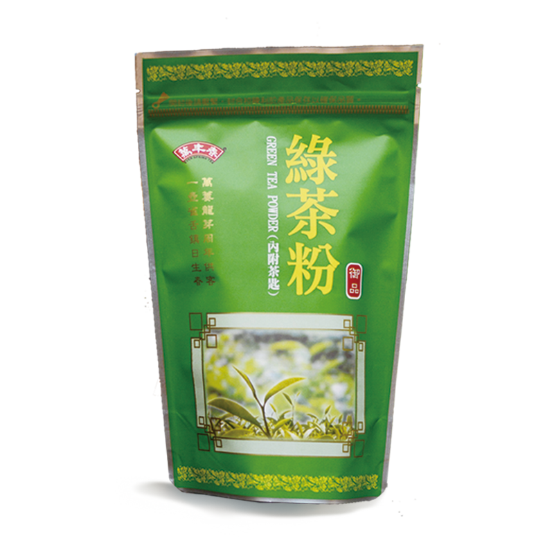 【萬年春】台灣原葉研磨綠茶粉100g/袋 綠茶 綠茶粉 烘焙 營業用 烘焙材料 飲料 沖泡飲料-細節圖2