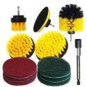 電動清潔刷 菜瓜布清潔刷 12件套電鑽刷頭 地板 牆面 除垢 清潔 拋光刷頭 清潔神器-規格圖6
