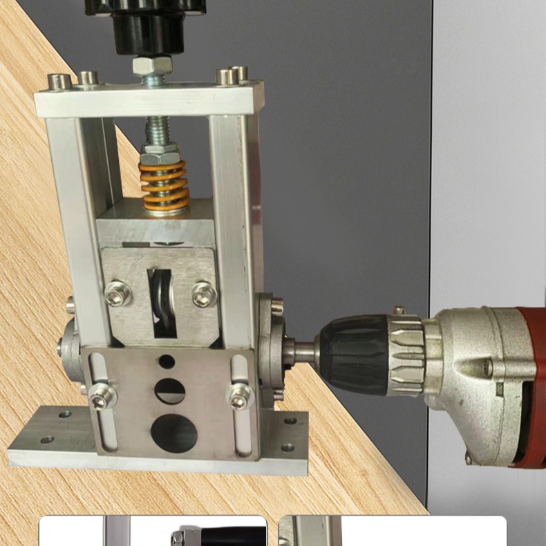 全新升級 剝線機 剝線器 撥線機 廢舊電纜剝線機器手工扒線破皮機廢銅線小型新款家用電動拔線神器-細節圖4