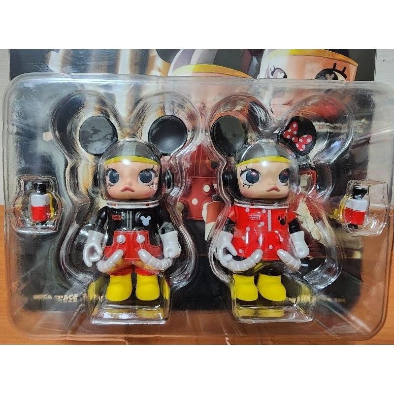 現貨MEGA SPACE MOLLY MICKEY & MINNIE 100% SET 泡泡瑪特米奇＆米妮