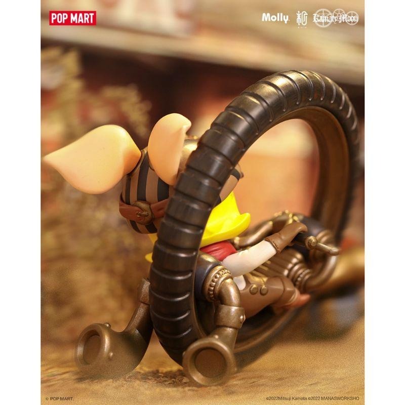 MOLLY STEAM PUNK PIGGY BIKE蒸氣龐克機車小豬手辦-細節圖2