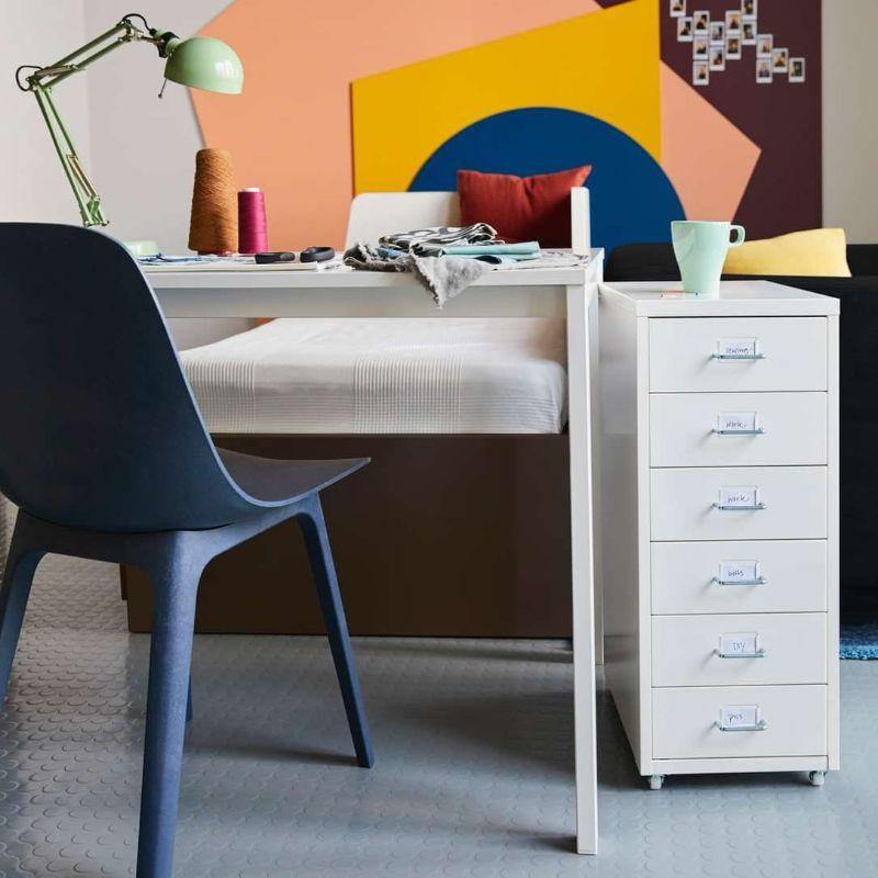 ikea ODGER 餐椅 絕版色黑色 棕色 全新未拆-細節圖2